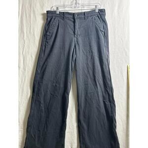 American Eagle Pants Womens 14 Regular Gray Stretch Straight Leg Cotton Blend